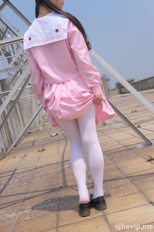 [森萝财团] X-026 JK粉色校服白丝
