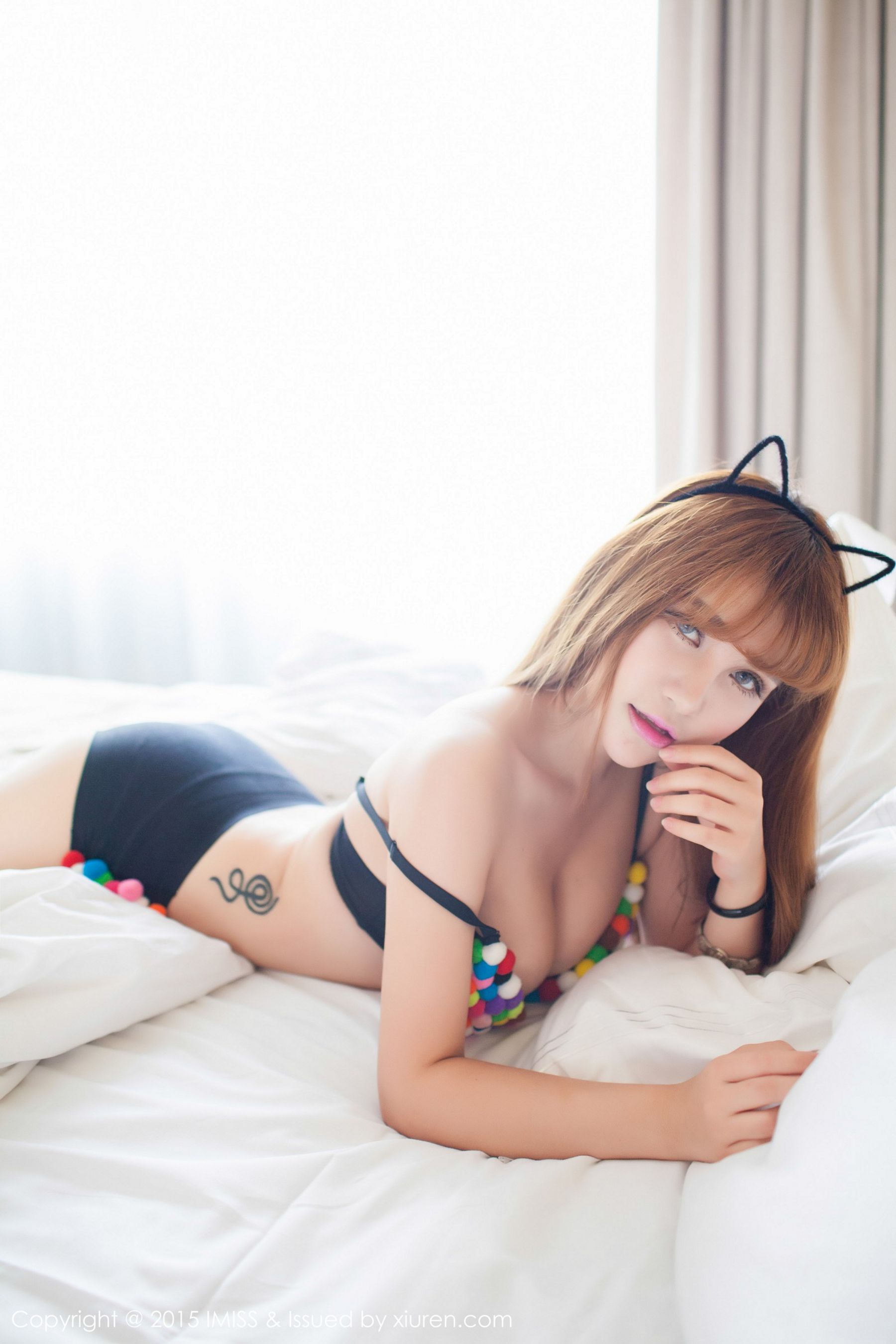 LalaBaby啦啦《美胸猫女泳装》 [爱蜜社IMiss] Vol.025