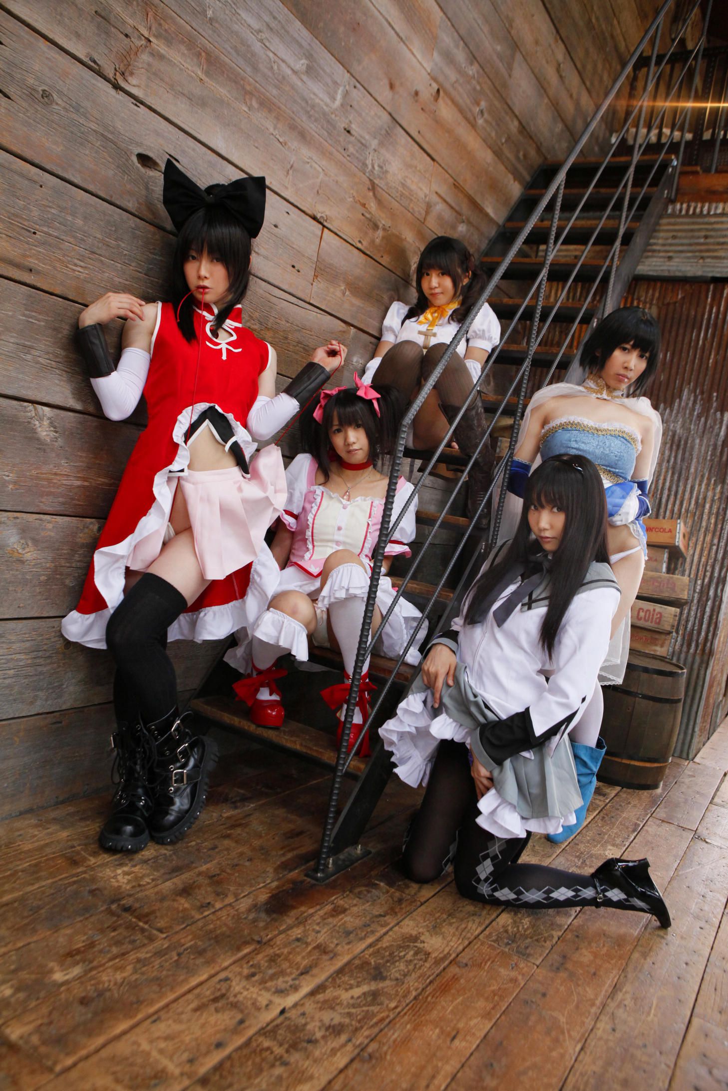 Lenfried(れんふりーど)&Ushijima Iiniku(うしじまいい肉)&Tsukushi(つくし)&Pude(ぷで)&Miiya(★みーや★) 《魔法少女まどか☆マギカ》  [Predator Rat]