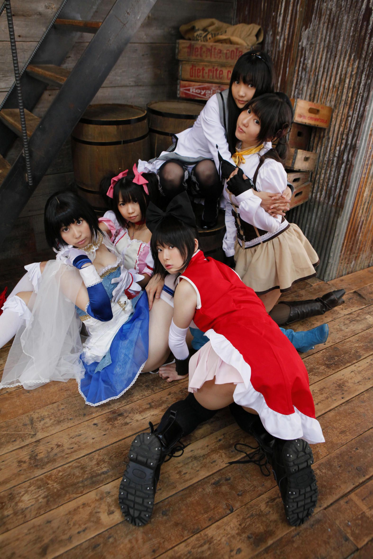 Lenfried(れんふりーど)&Ushijima Iiniku(うしじまいい肉)&Tsukushi(つくし)&Pude(ぷで)&Miiya(★みーや★) 《魔法少女まどか☆マギカ》  [Predator Rat]