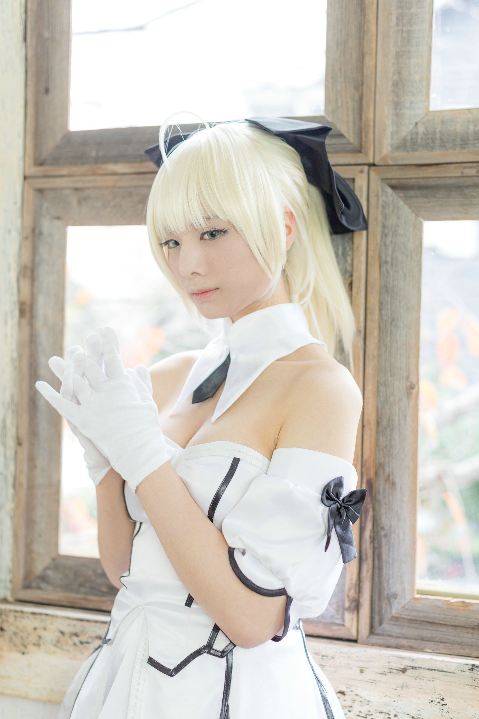 Usakichi(うさ吉)&Na-san 《Fate＼stay night》Saber+《甘城ブリリアントパーク》千斗いすず [Flameworks]