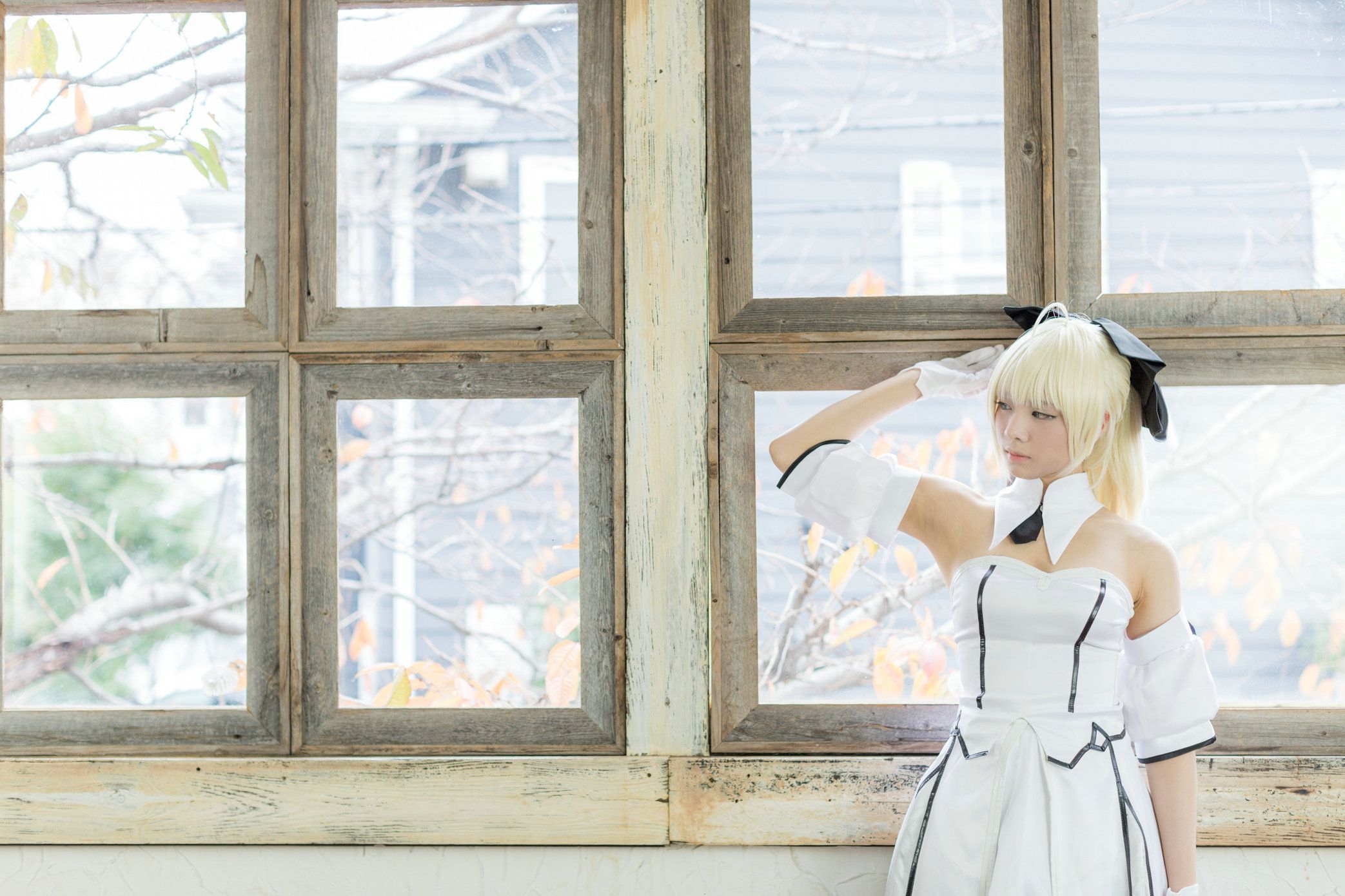 Usakichi(うさ吉)&Na-san 《Fate＼stay night》Saber+《甘城ブリリアントパーク》千斗いすず [Flameworks]