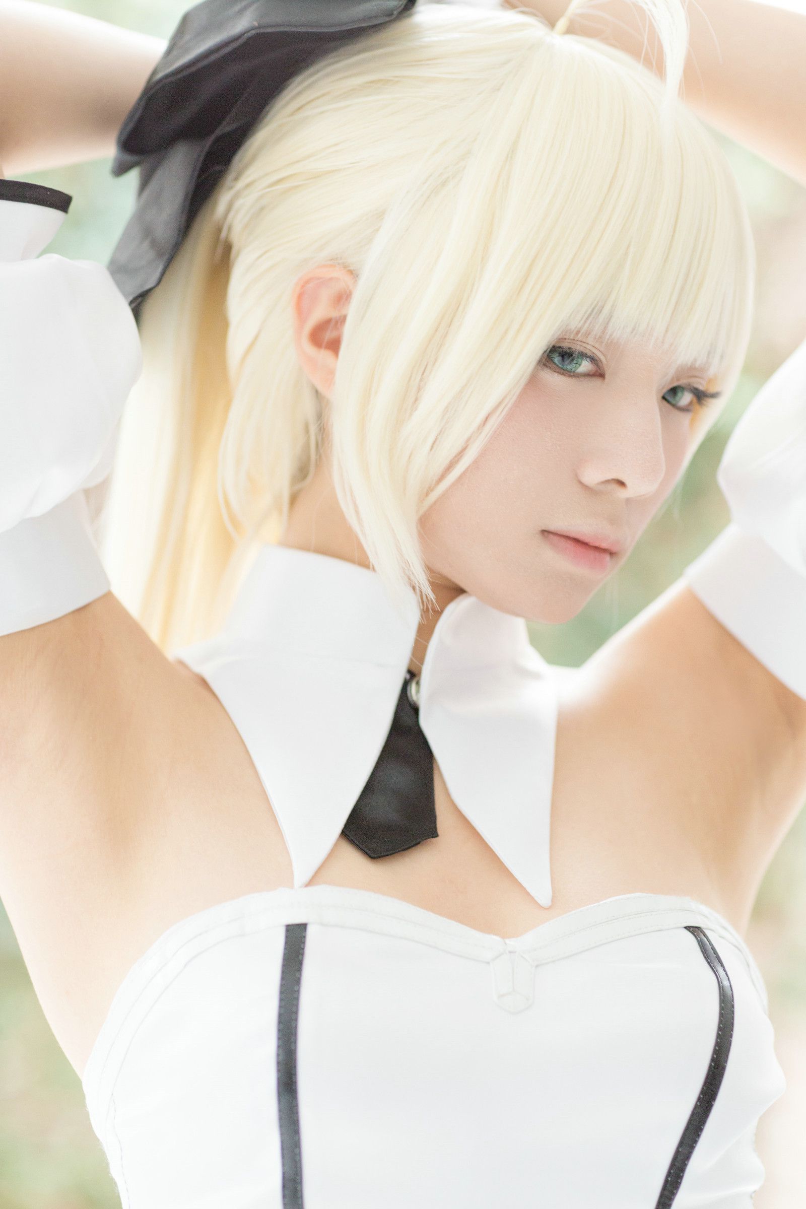 Usakichi(うさ吉)&Na-san 《Fate＼stay night》Saber+《甘城ブリリアントパーク》千斗いすず [Flameworks]