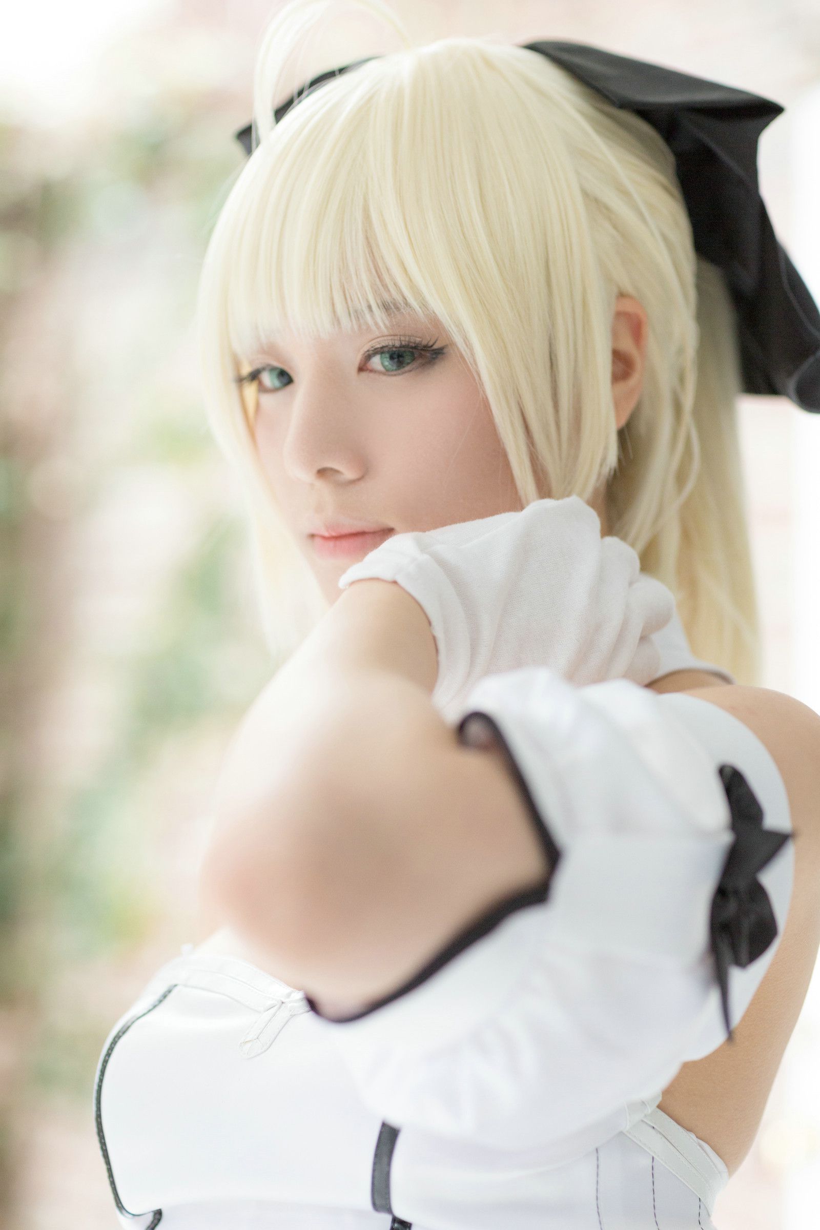 Usakichi(うさ吉)&Na-san 《Fate＼stay night》Saber+《甘城ブリリアントパーク》千斗いすず [Flameworks]