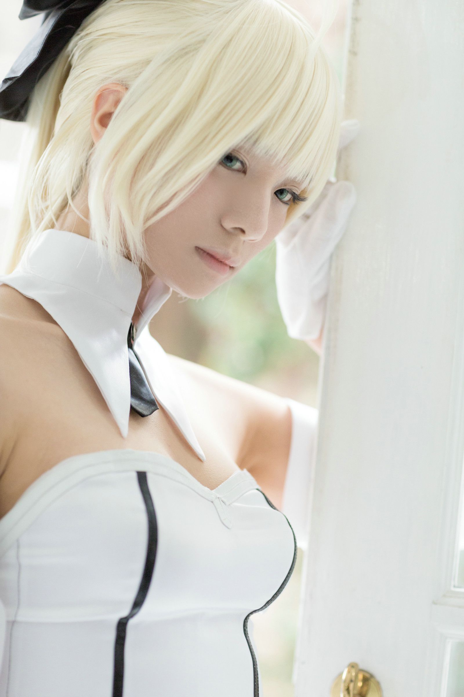 Usakichi(うさ吉)&Na-san 《Fate＼stay night》Saber+《甘城ブリリアントパーク》千斗いすず [Flameworks]