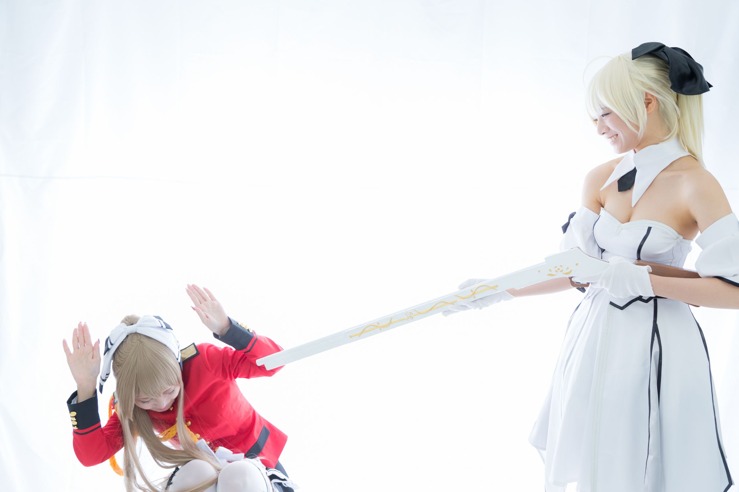 Usakichi(うさ吉)&Na-san 《Fate＼stay night》Saber+《甘城ブリリアントパーク》千斗いすず [Flameworks]