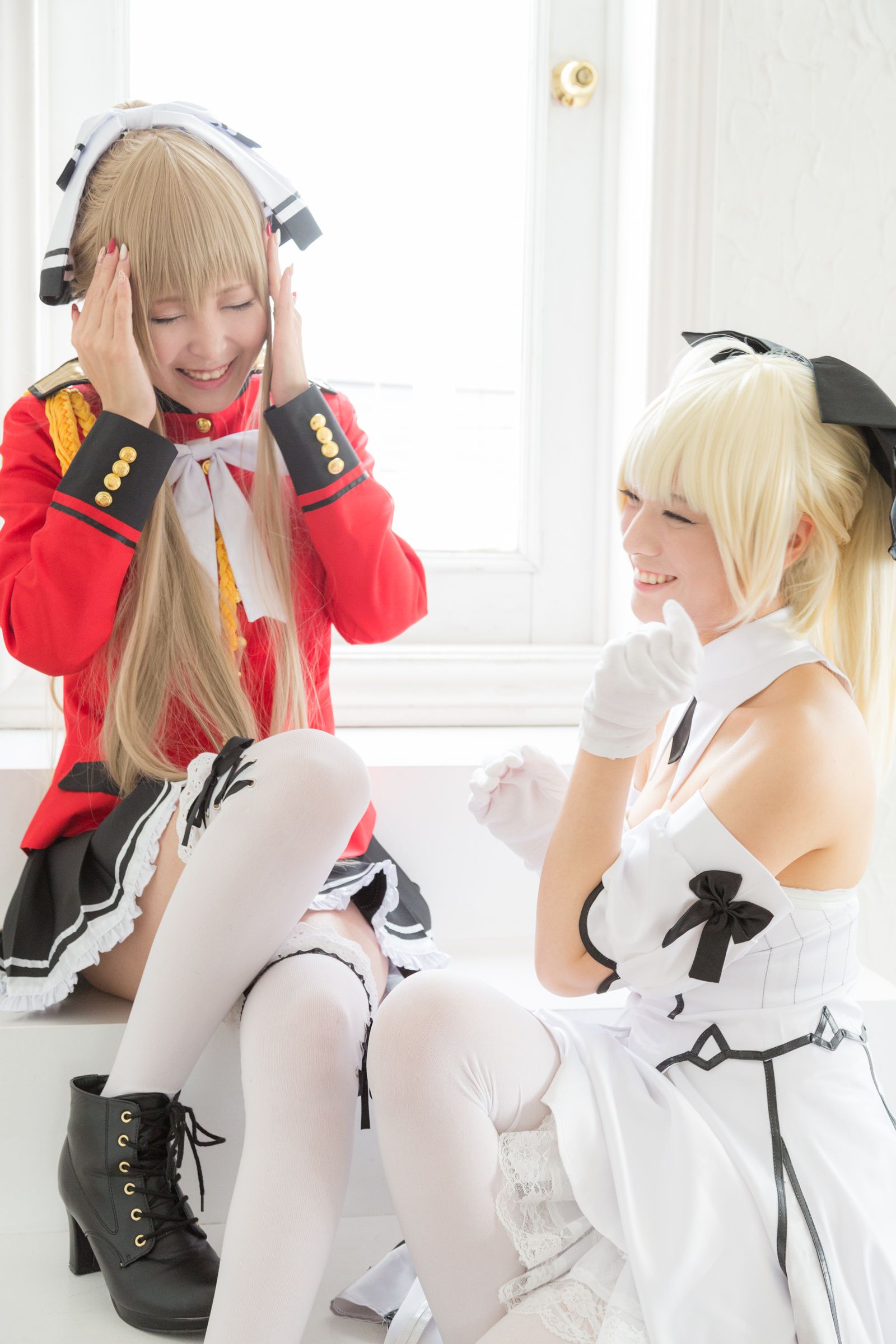 Usakichi(うさ吉)&Na-san 《Fate＼stay night》Saber+《甘城ブリリアントパーク》千斗いすず [Flameworks]