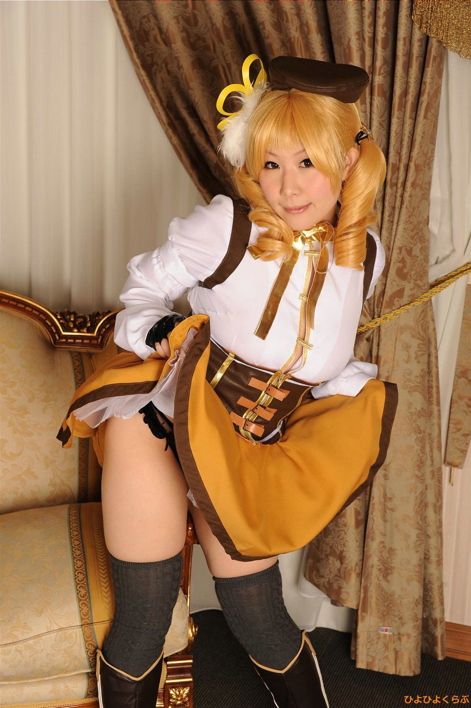 丹雫ひよ (Nishizuku Hiyo) 《Mahou Shoujo Madoka Magica》Tomoe Mami  [HiyoHiyo Club]