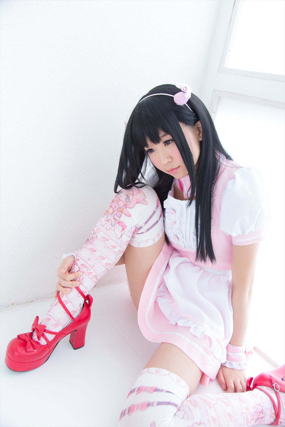 五木昶  Maid(メイド) + School Girl(女子校生)
