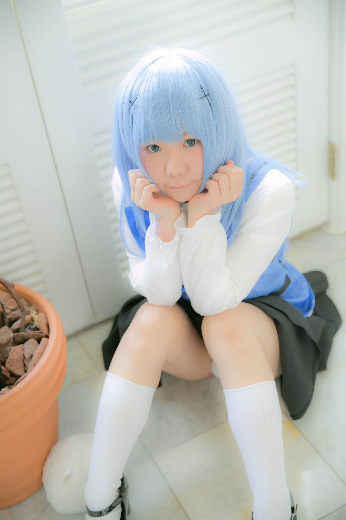 兎丘なこ (Ukyuu Nako) 《ご注文はうさぎですか？》香風智乃 [Black★pumpkin]