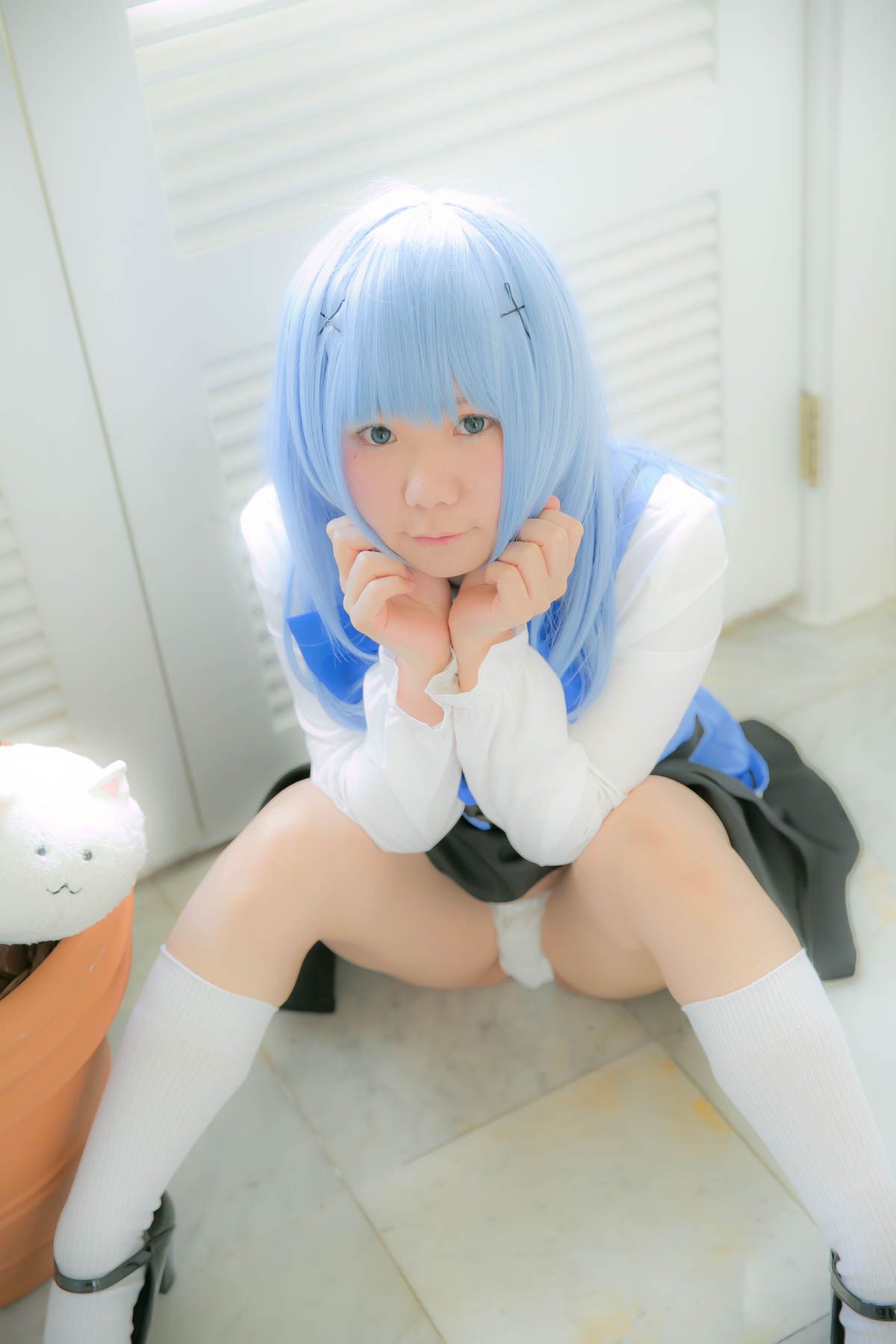 兎丘なこ (Ukyuu Nako) 《ご注文はうさぎですか？》香風智乃 [Black★pumpkin]