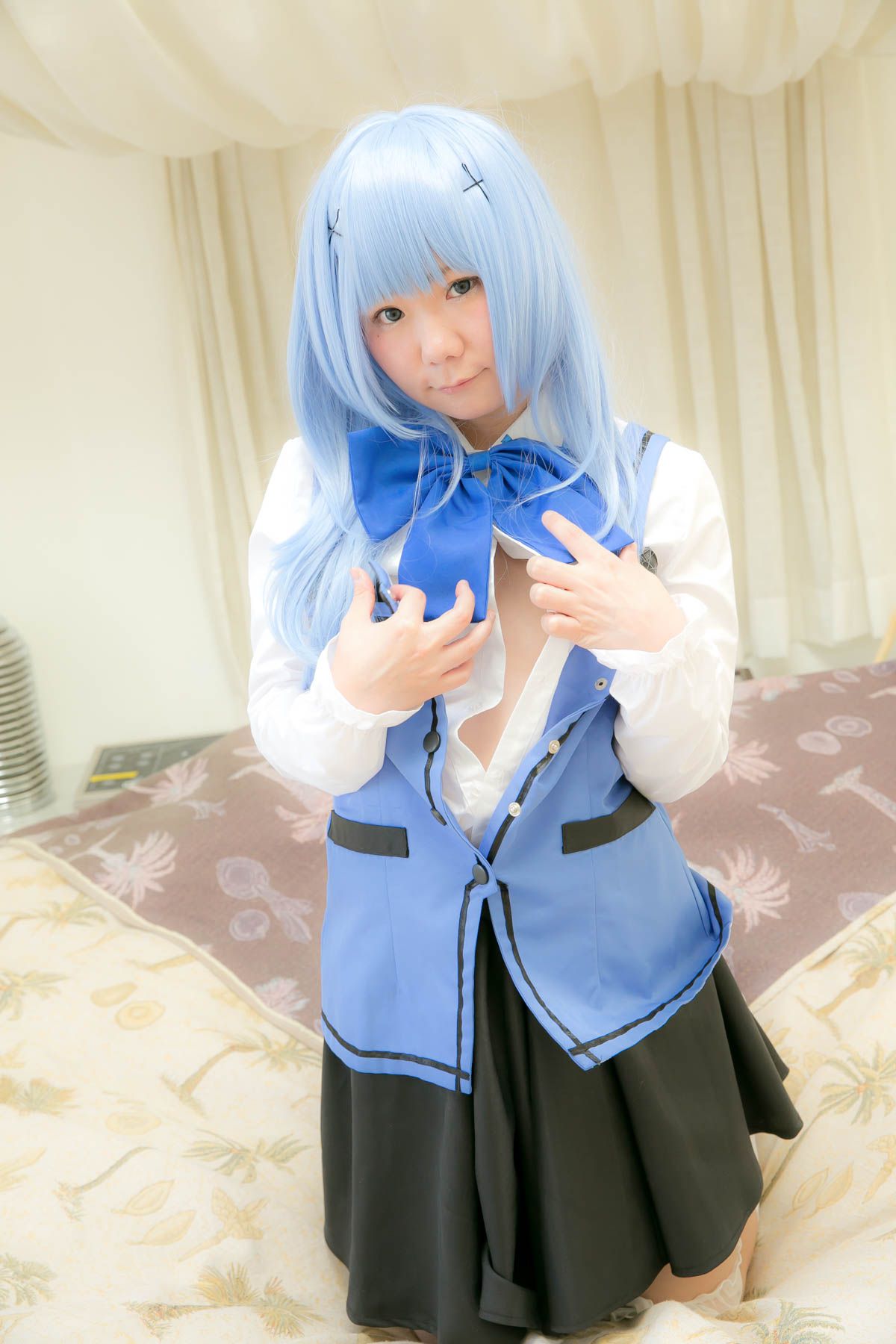 兎丘なこ (Ukyuu Nako) 《ご注文はうさぎですか？》香風智乃 [Black★pumpkin]
