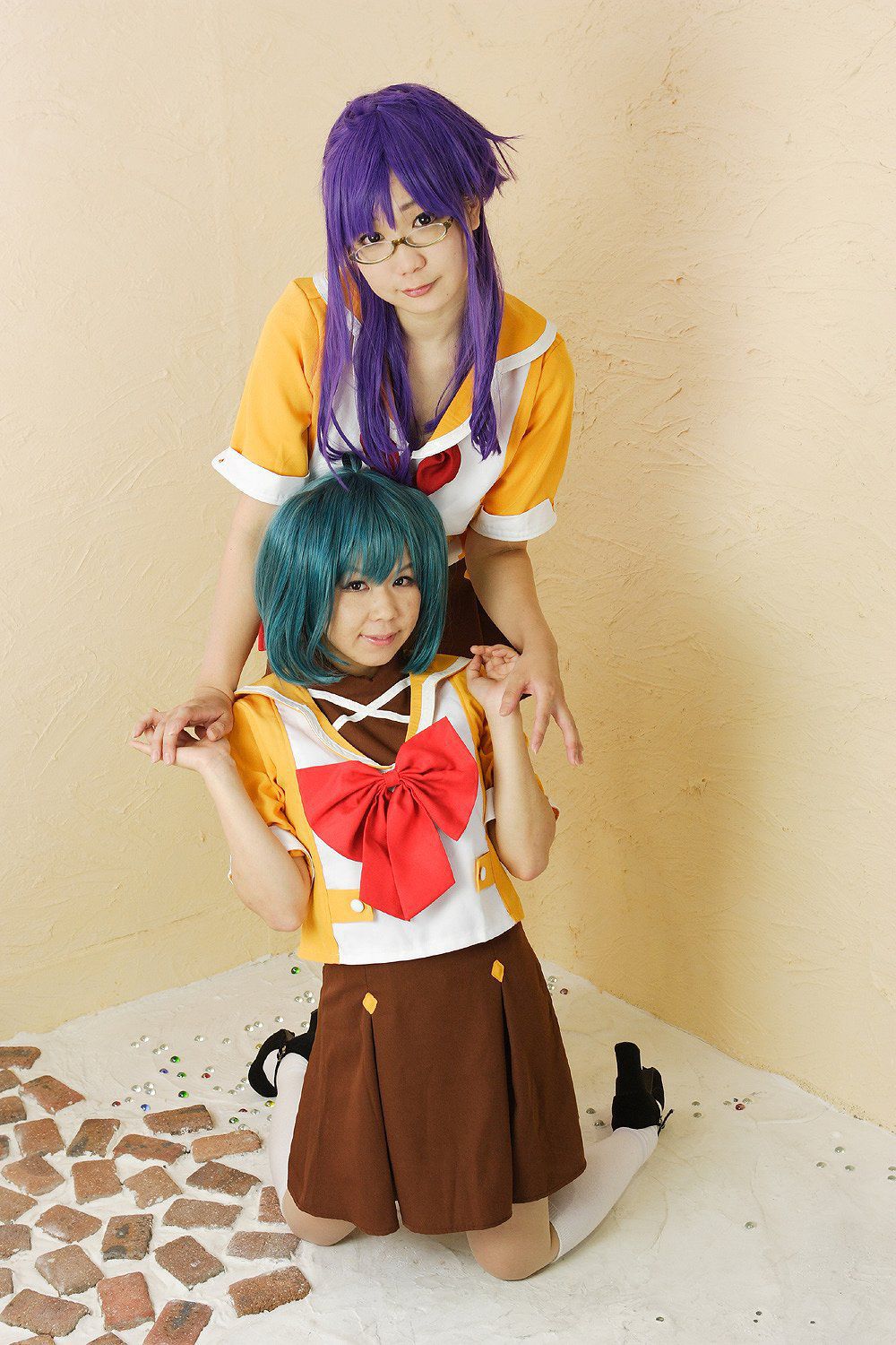 Chiyoko(チョコボール向囲)&酸っぱい甘味所(わたあめ & もずく) 《マクロスF》マクロストライアングル