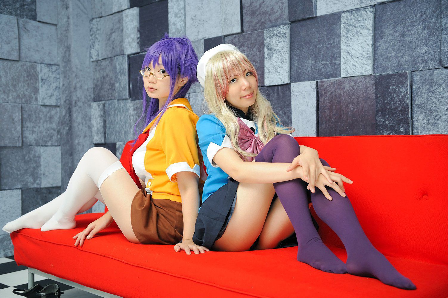 Chiyoko(チョコボール向囲)&酸っぱい甘味所(わたあめ & もずく) 《マクロスF》マクロストライアングル