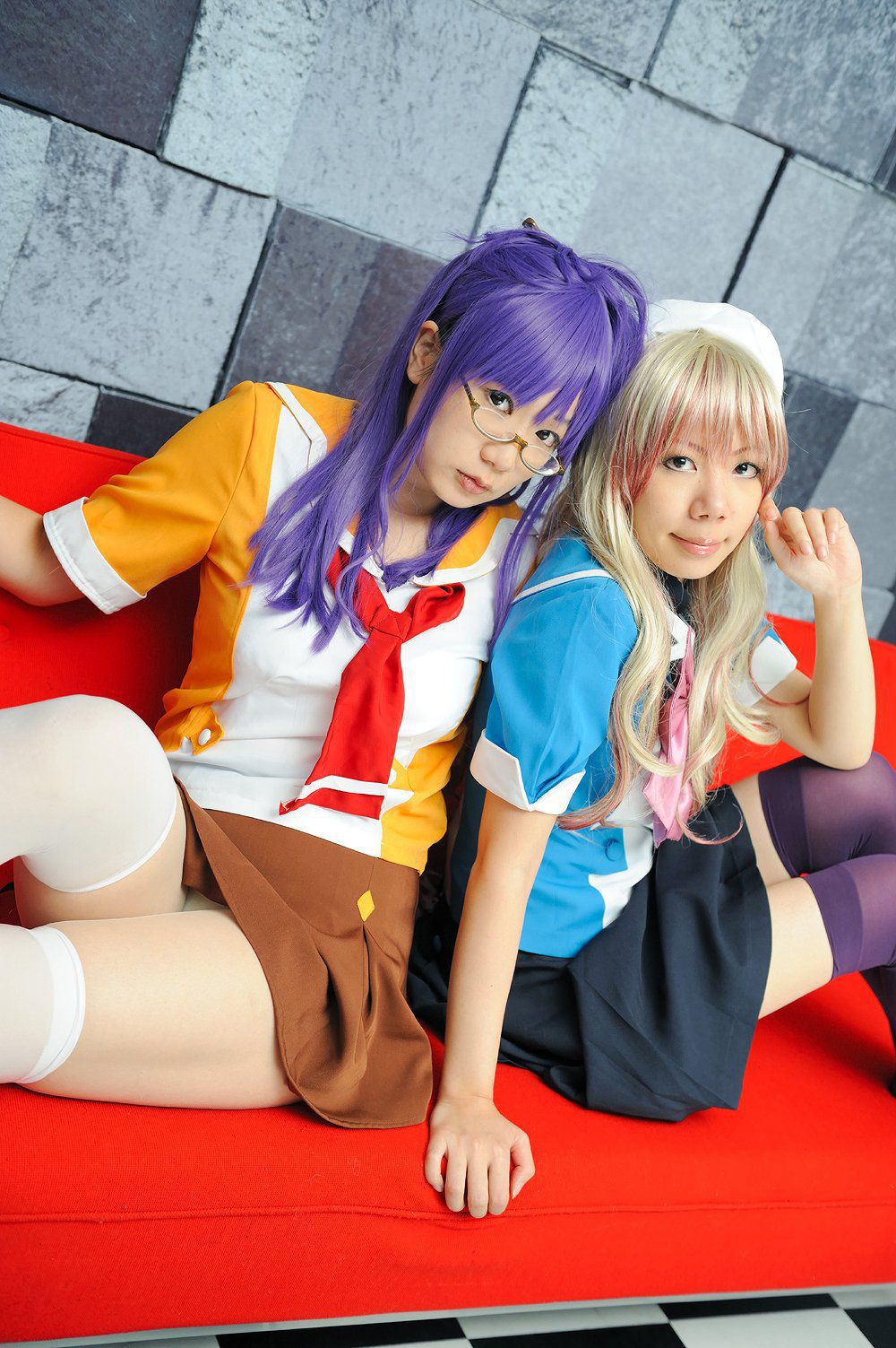 Chiyoko(チョコボール向囲)&酸っぱい甘味所(わたあめ & もずく) 《マクロスF》マクロストライアングル