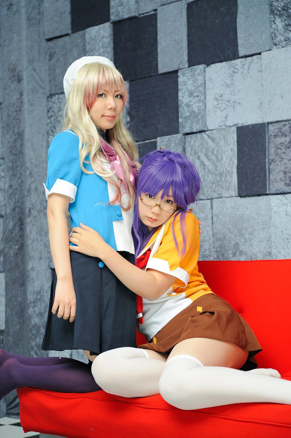 Chiyoko(チョコボール向囲)&酸っぱい甘味所(わたあめ & もずく) 《マクロスF》マクロストライアングル