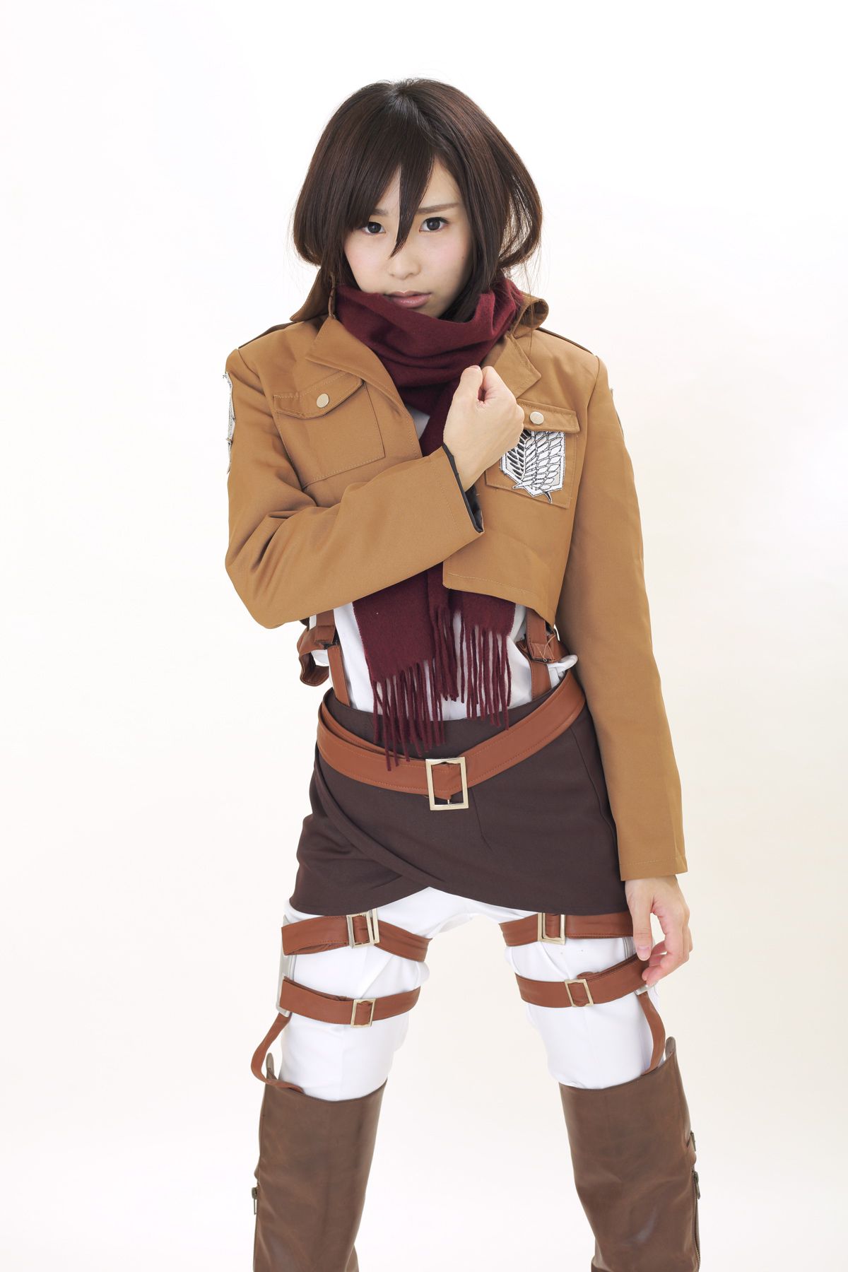 逢坂愛 (Aisaka Megumi)《化物語》忍野忍 & 《進撃の巨人》Mikasa Ackerman [Fiction of D]