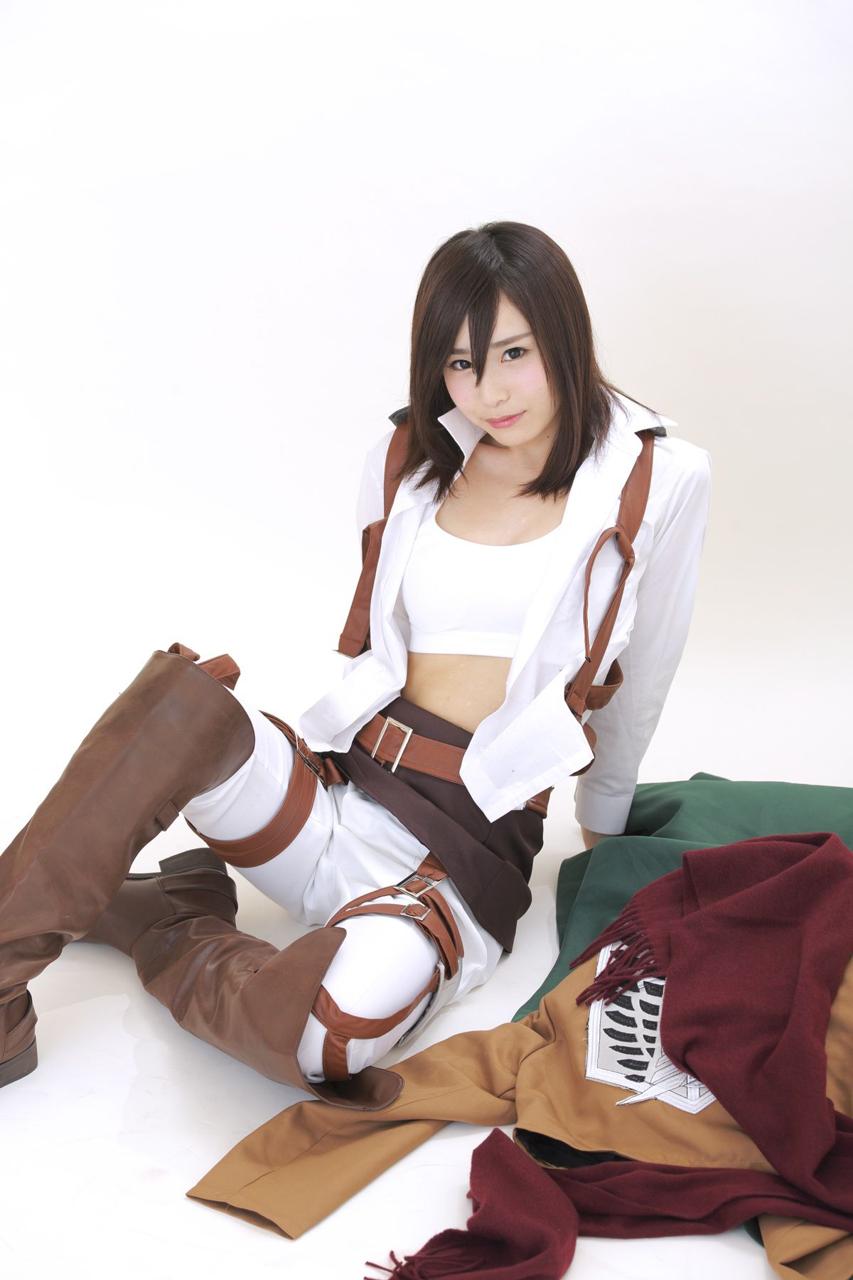 逢坂愛 (Aisaka Megumi)《化物語》忍野忍 & 《進撃の巨人》Mikasa Ackerman [Fiction of D]