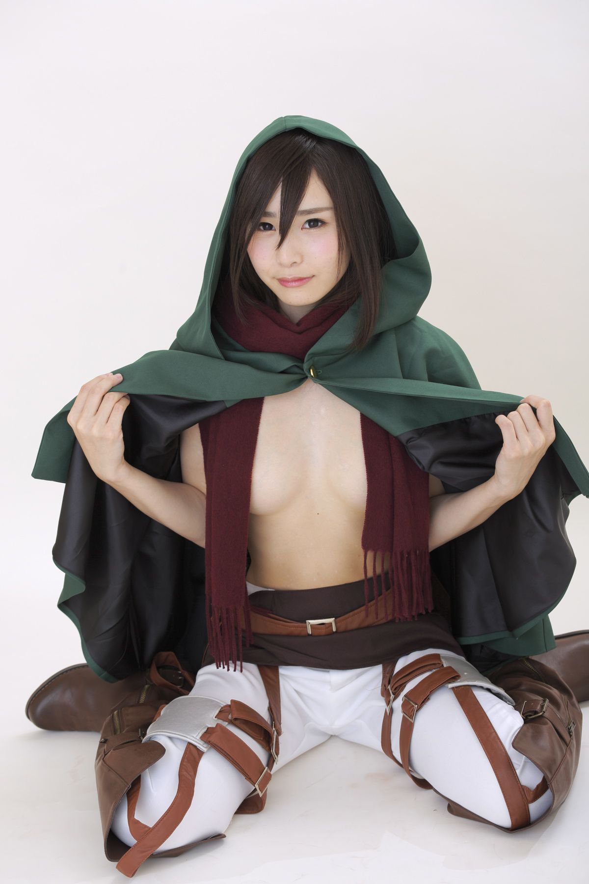 逢坂愛 (Aisaka Megumi)《化物語》忍野忍 & 《進撃の巨人》Mikasa Ackerman [Fiction of D]