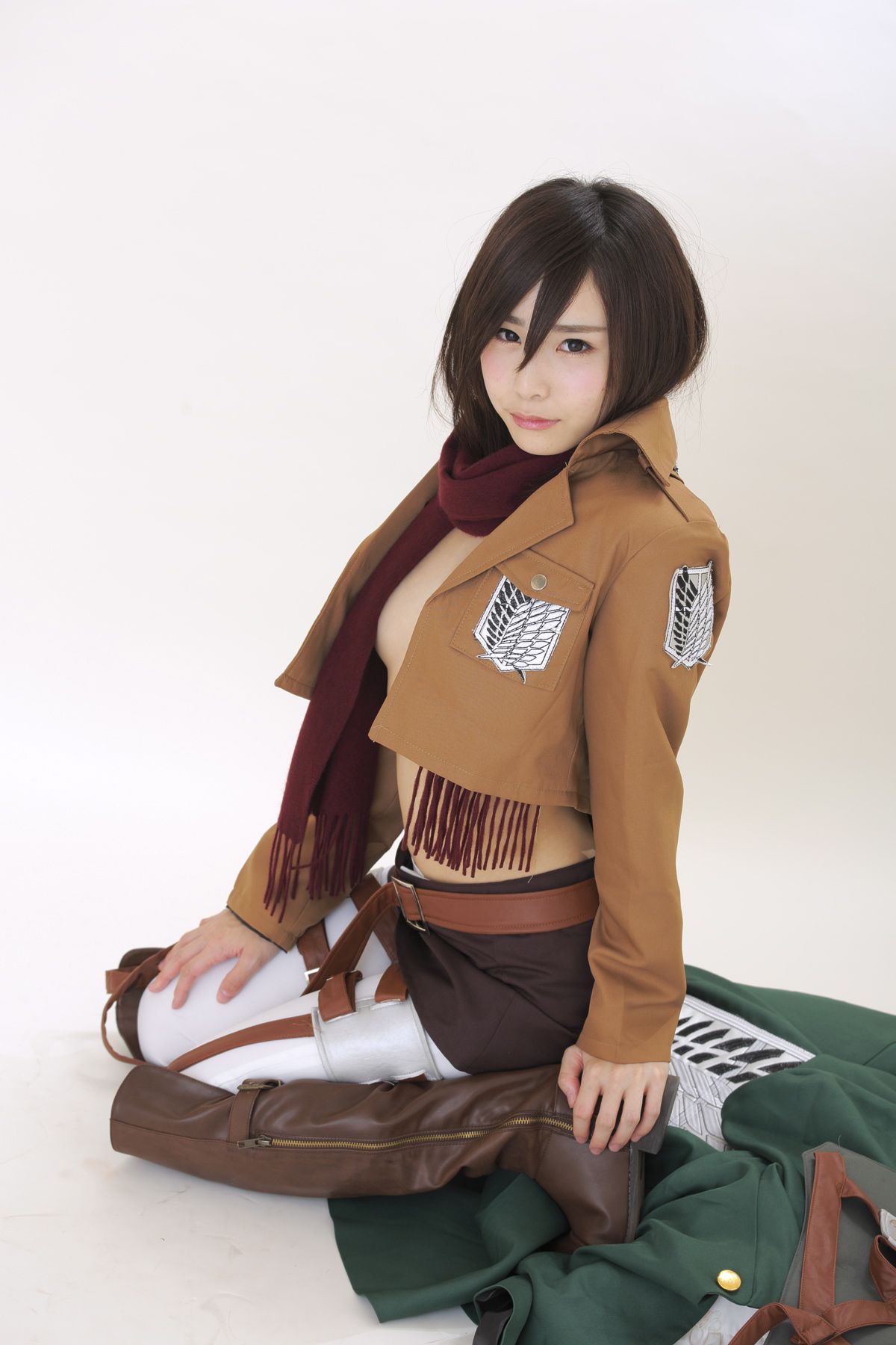 逢坂愛 (Aisaka Megumi)《化物語》忍野忍 & 《進撃の巨人》Mikasa Ackerman [Fiction of D]
