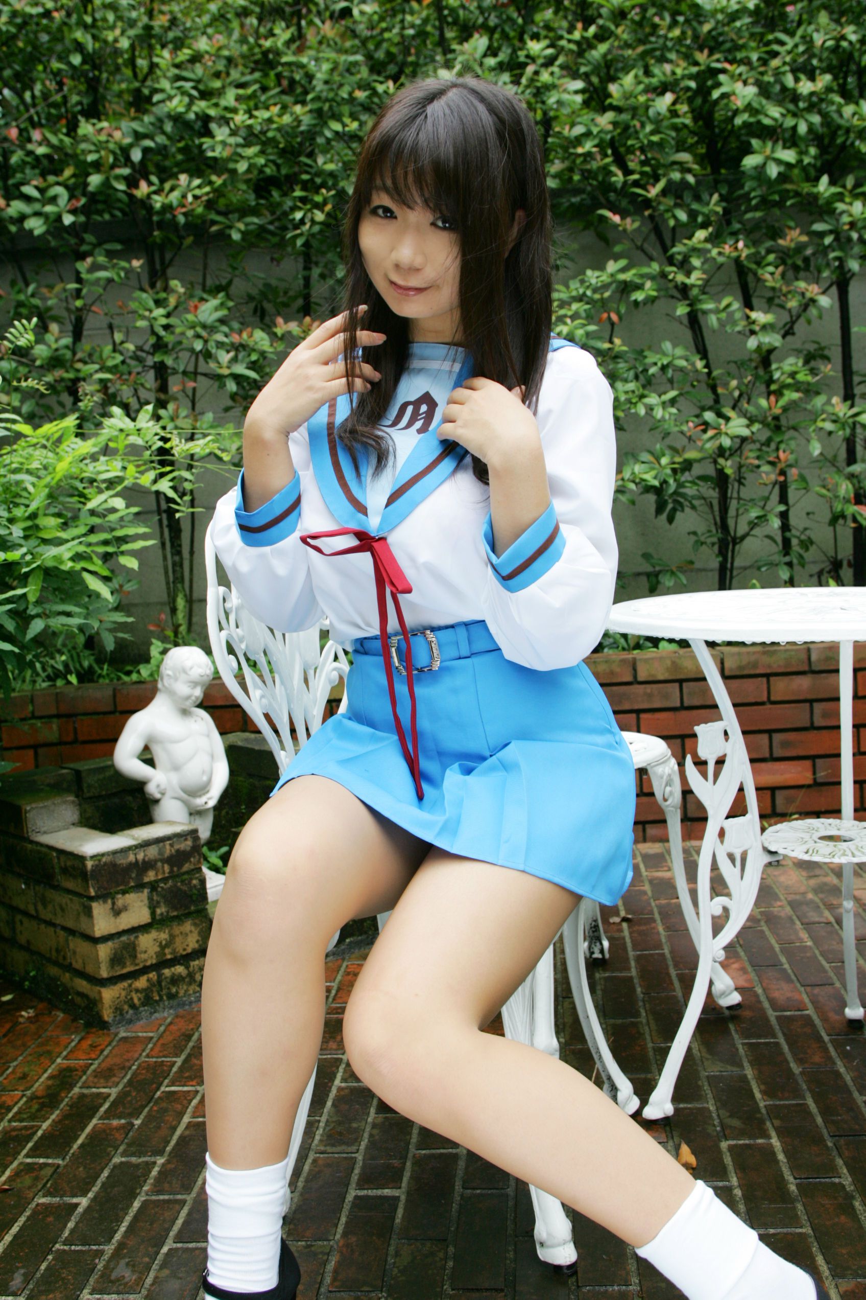 Chiyoko(チョコボール向囲) 《Suzumiya Haruhi no Yuuutsu》Suzumiya Haruhi+Asahina Mikuru