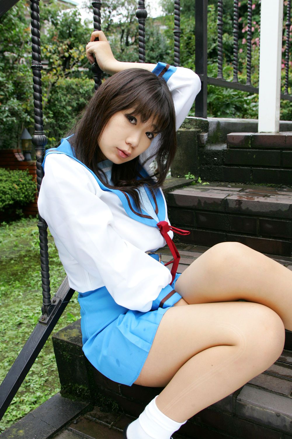 Chiyoko(チョコボール向囲) 《Suzumiya Haruhi no Yuuutsu》Suzumiya Haruhi+Asahina Mikuru