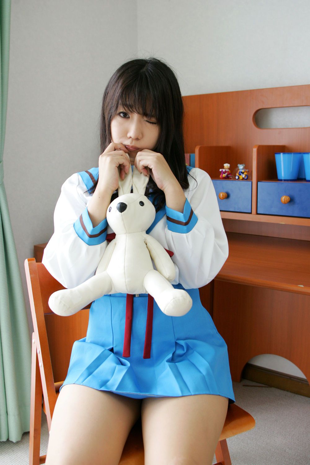 Chiyoko(チョコボール向囲) 《Suzumiya Haruhi no Yuuutsu》Suzumiya Haruhi+Asahina Mikuru
