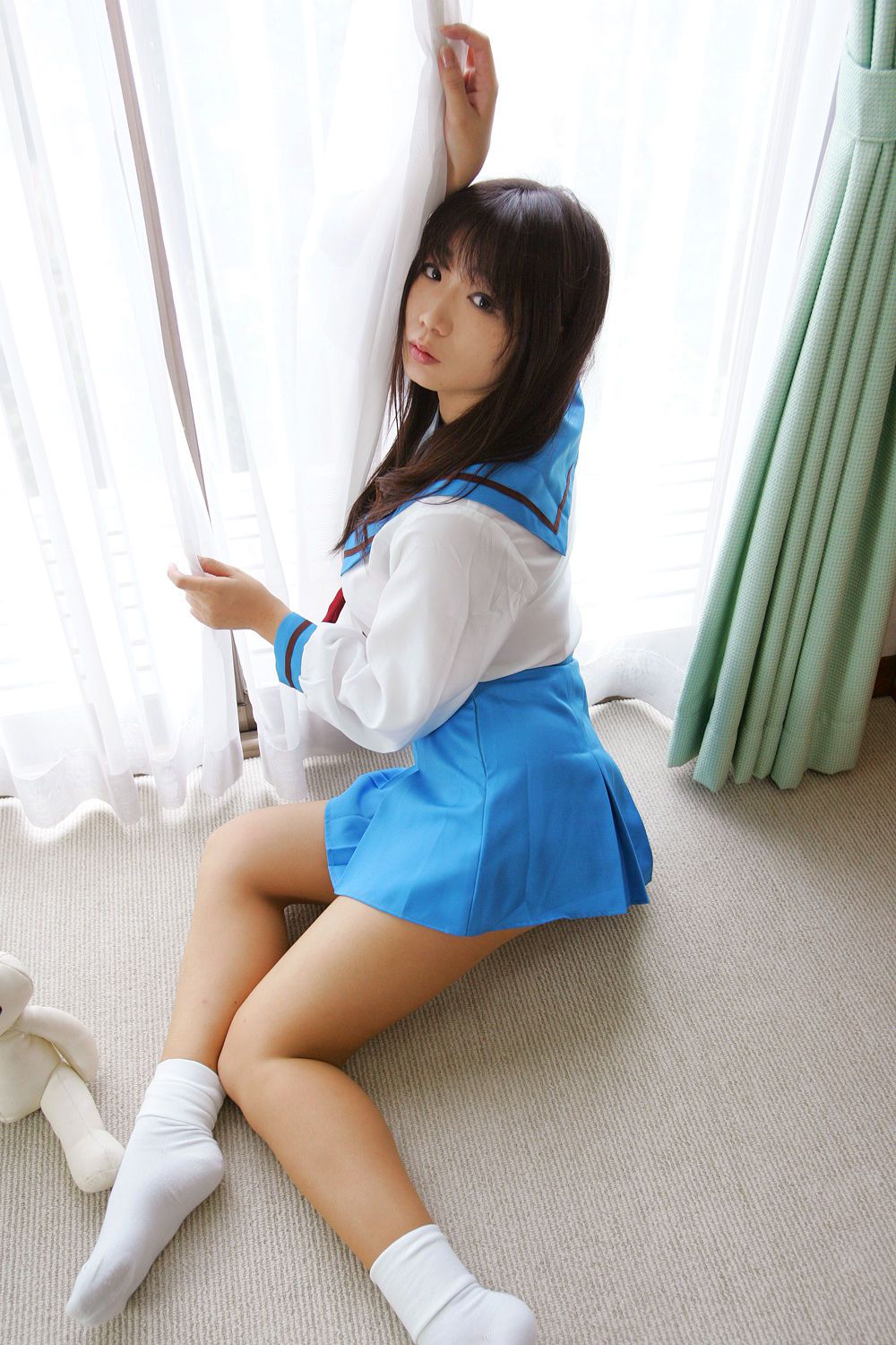 Chiyoko(チョコボール向囲) 《Suzumiya Haruhi no Yuuutsu》Suzumiya Haruhi+Asahina Mikuru