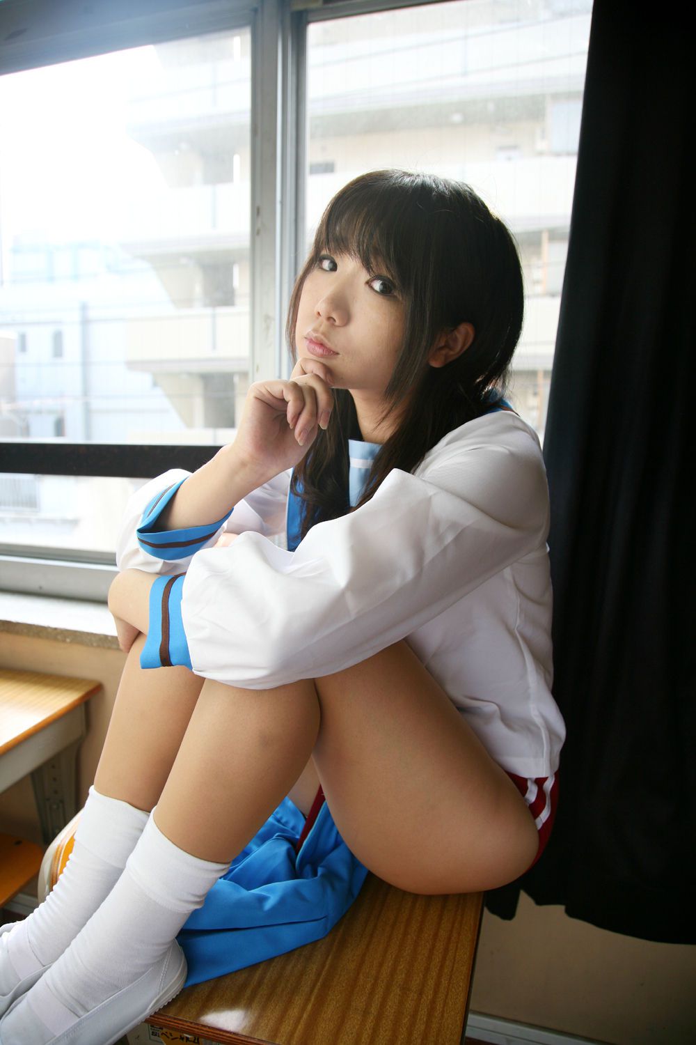 Chiyoko(チョコボール向囲) 《Suzumiya Haruhi no Yuuutsu》Suzumiya Haruhi+Asahina Mikuru