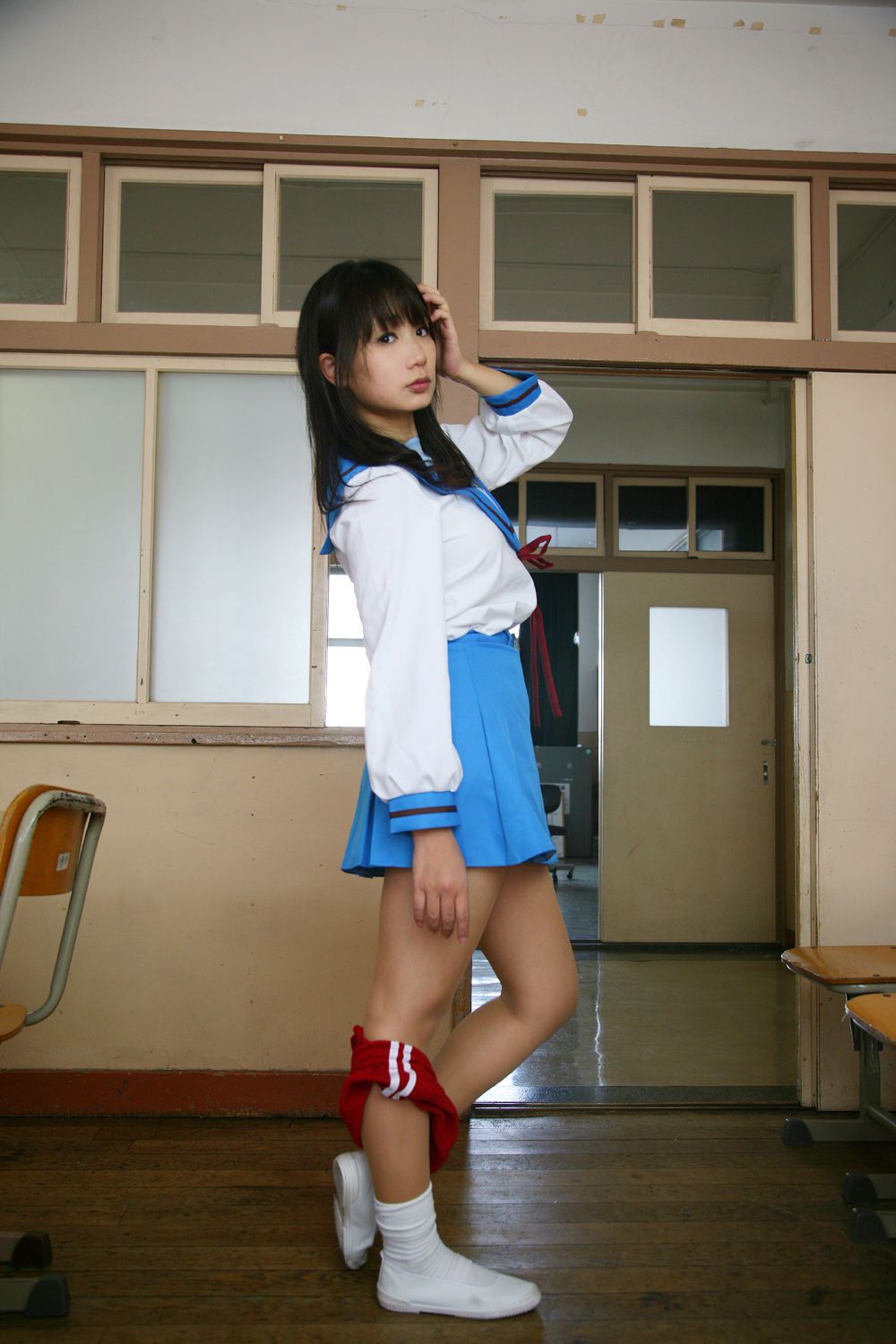 Chiyoko(チョコボール向囲) 《Suzumiya Haruhi no Yuuutsu》Suzumiya Haruhi+Asahina Mikuru