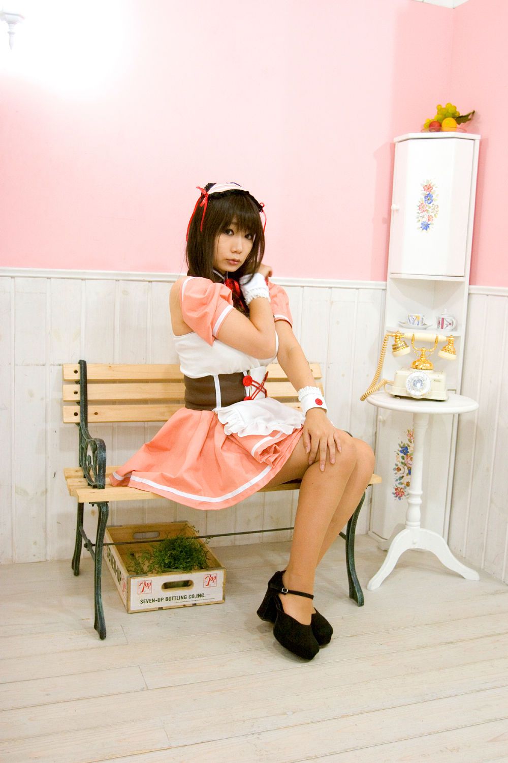 Chiyoko(チョコボール向囲) 《Suzumiya Haruhi no Yuuutsu》Suzumiya Haruhi+Asahina Mikuru