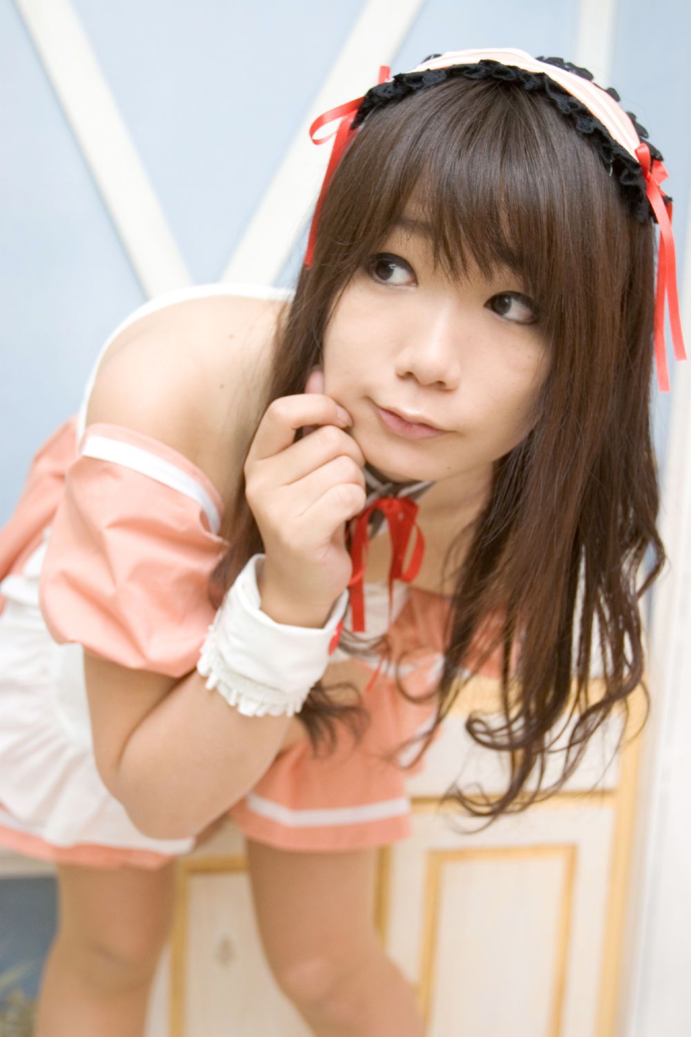 Chiyoko(チョコボール向囲) 《Suzumiya Haruhi no Yuuutsu》Suzumiya Haruhi+Asahina Mikuru