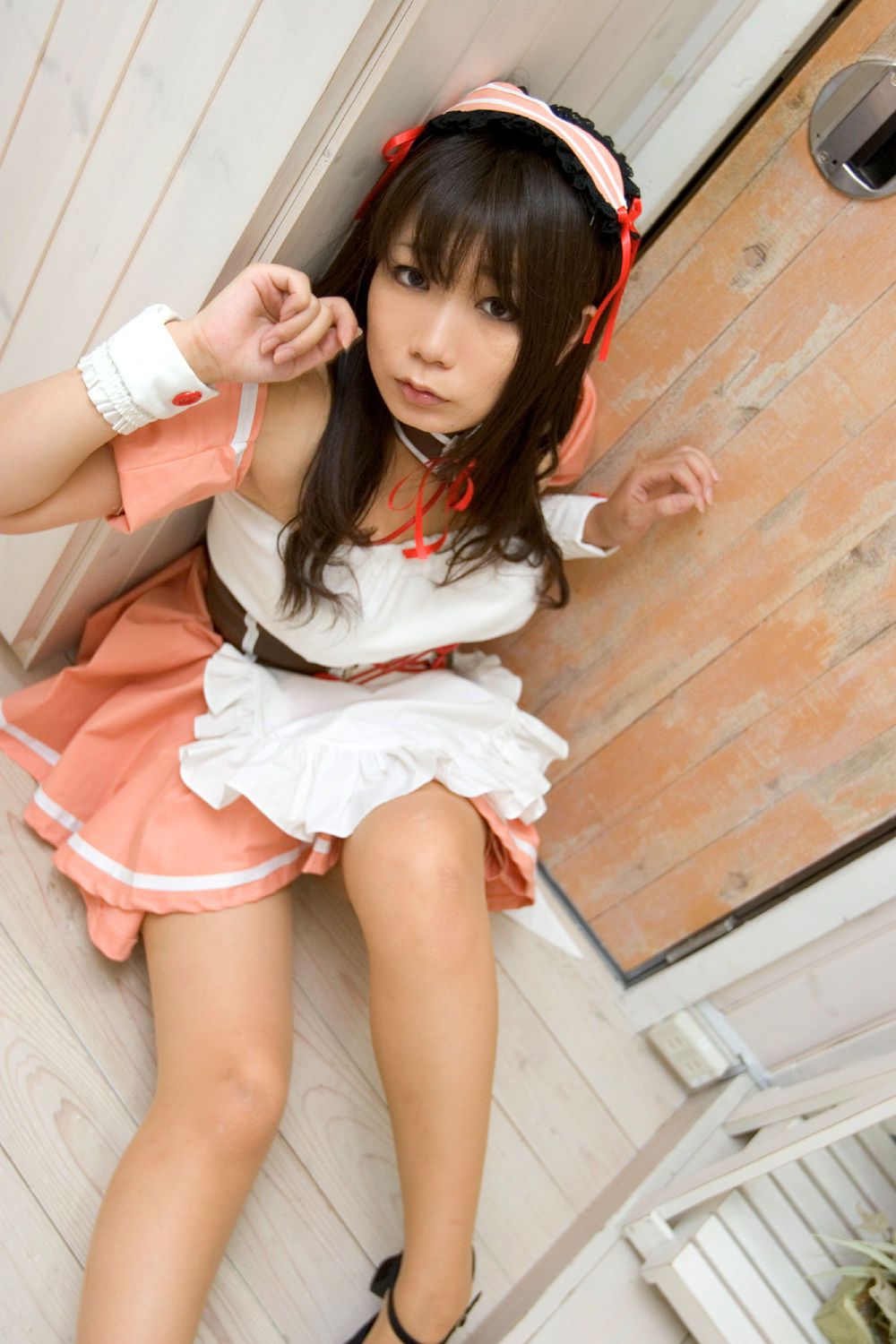 Chiyoko(チョコボール向囲) 《Suzumiya Haruhi no Yuuutsu》Suzumiya Haruhi+Asahina Mikuru