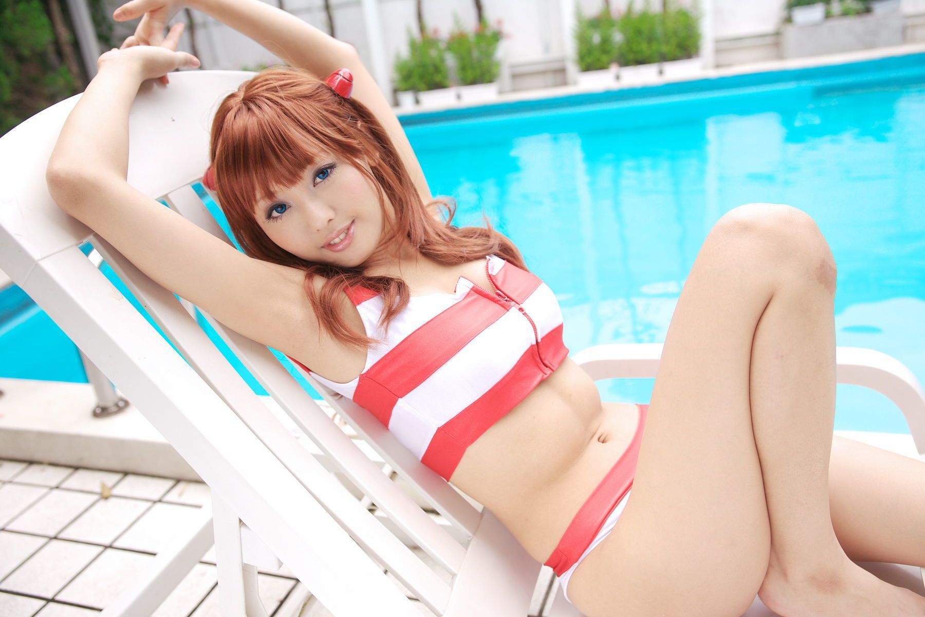 Ahane(亜羽音)  (コスプレ) アスカの夏休み