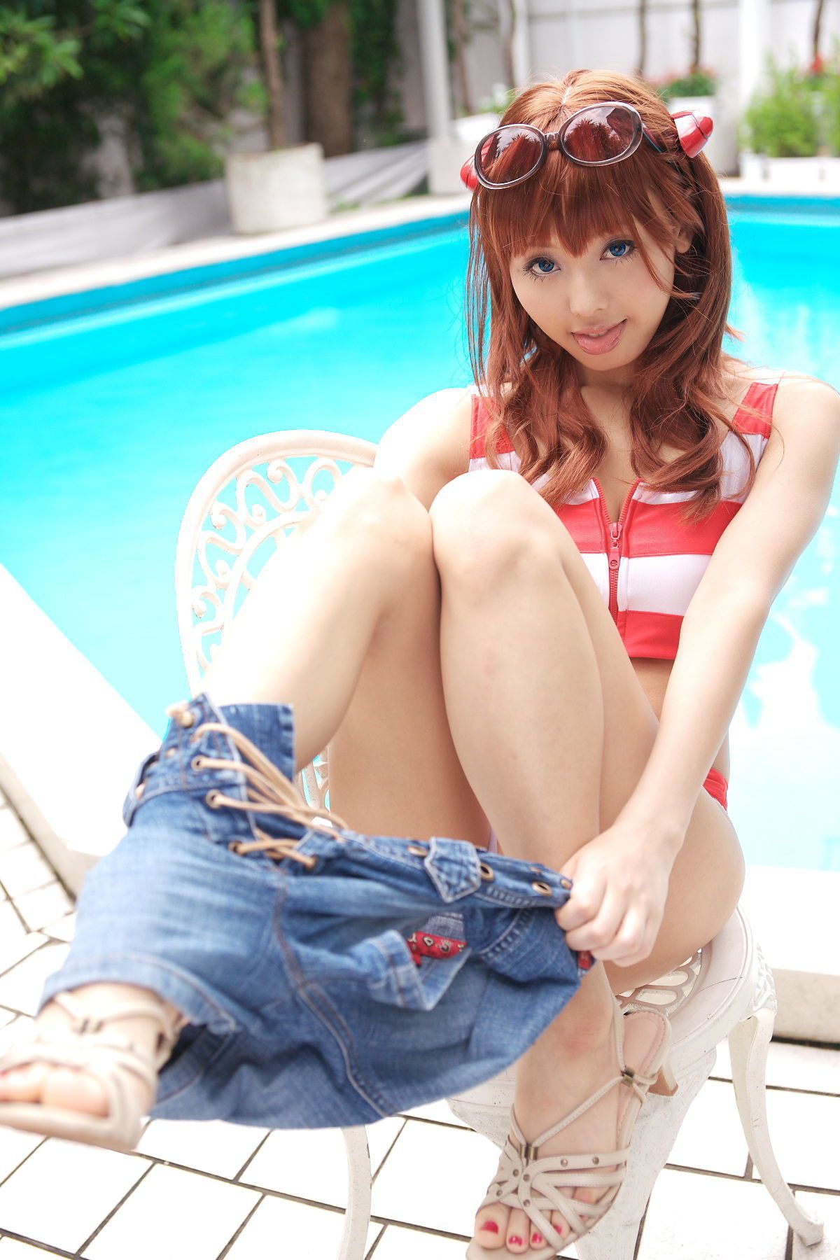 Ahane(亜羽音)  (コスプレ) アスカの夏休み