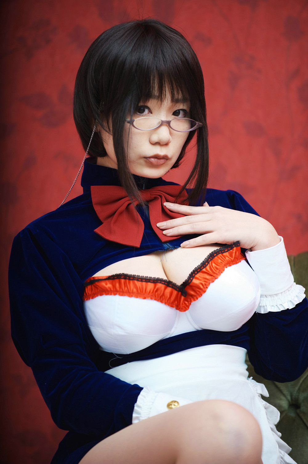 Chiyoko(チョコボール向囲) Unknown Character女仆眼镜娘
