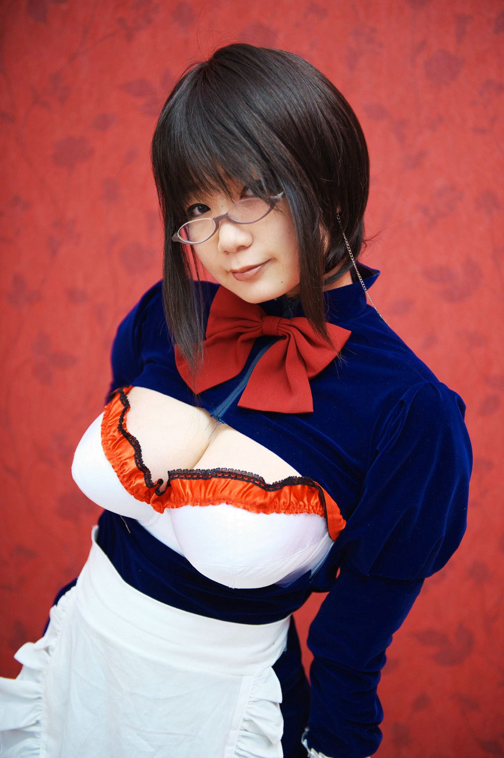 Chiyoko(チョコボール向囲) Unknown Character女仆眼镜娘