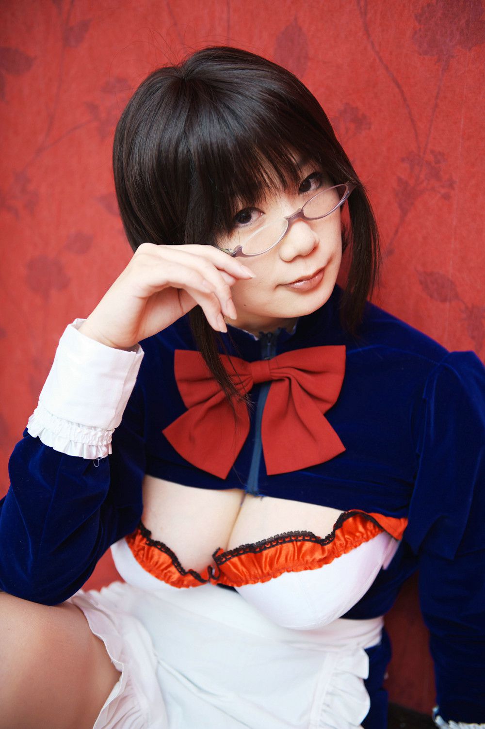 Chiyoko(チョコボール向囲) Unknown Character女仆眼镜娘