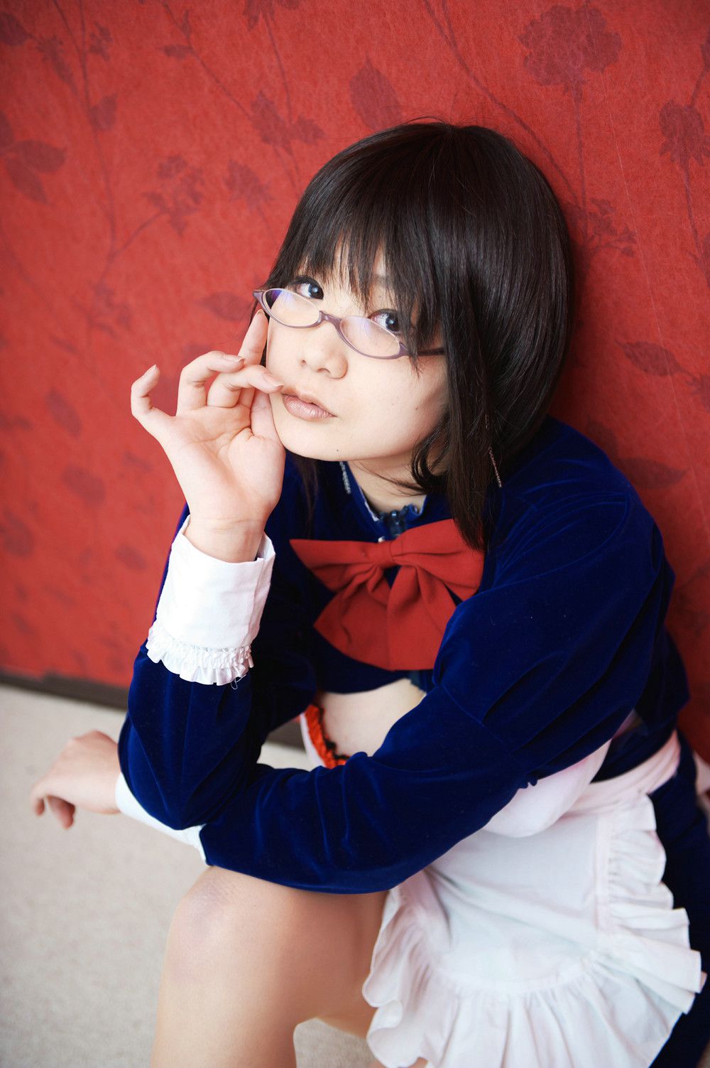 Chiyoko(チョコボール向囲) Unknown Character女仆眼镜娘
