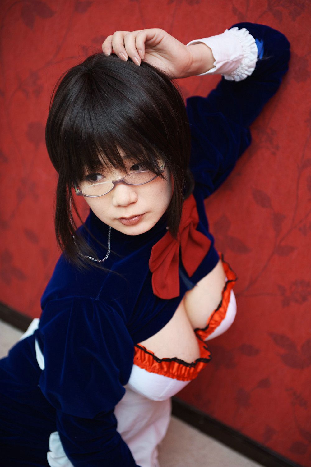 Chiyoko(チョコボール向囲) Unknown Character女仆眼镜娘
