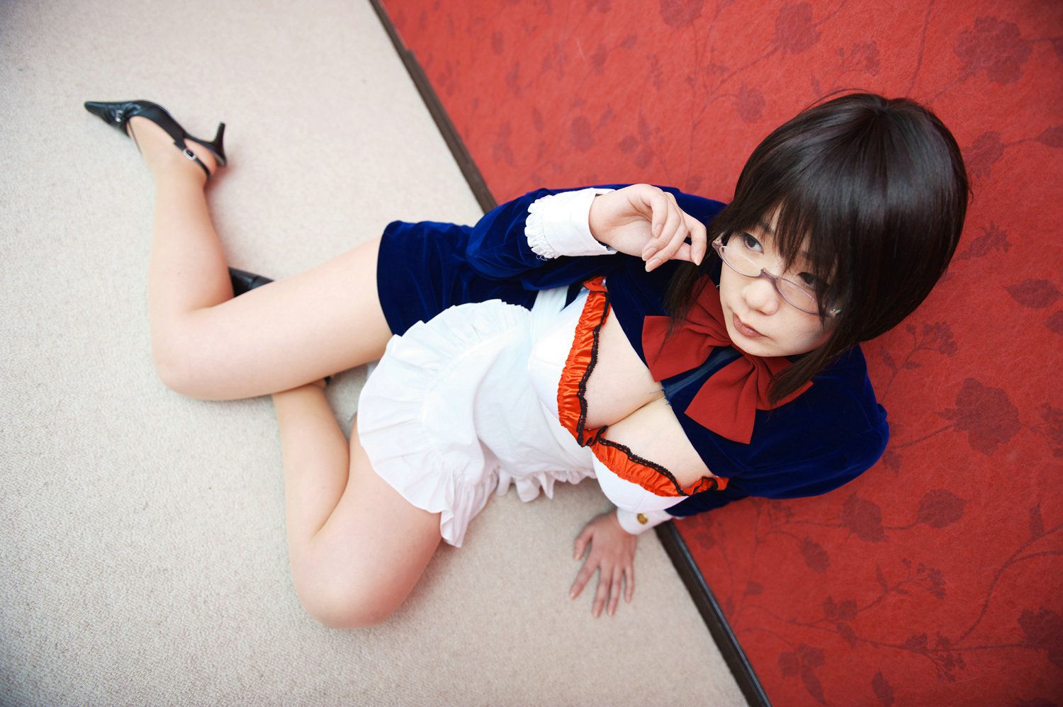 Chiyoko(チョコボール向囲) Unknown Character女仆眼镜娘