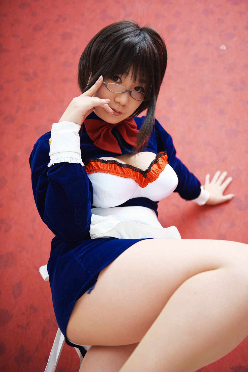Chiyoko(チョコボール向囲) Unknown Character女仆眼镜娘