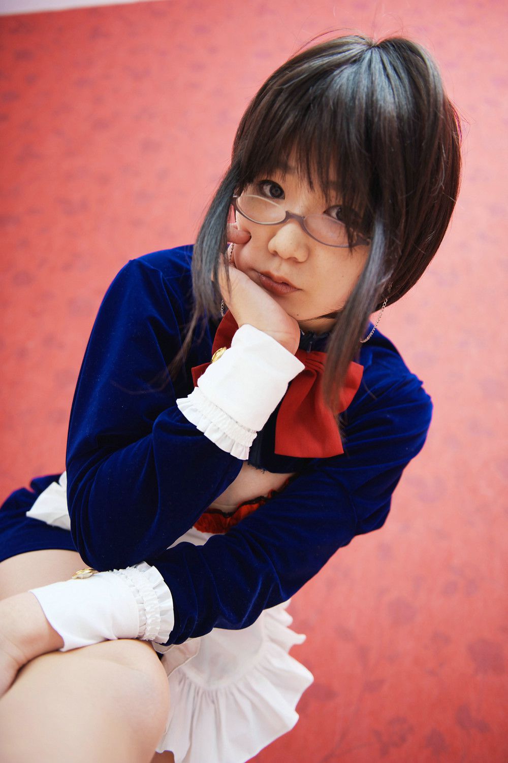 Chiyoko(チョコボール向囲) Unknown Character女仆眼镜娘