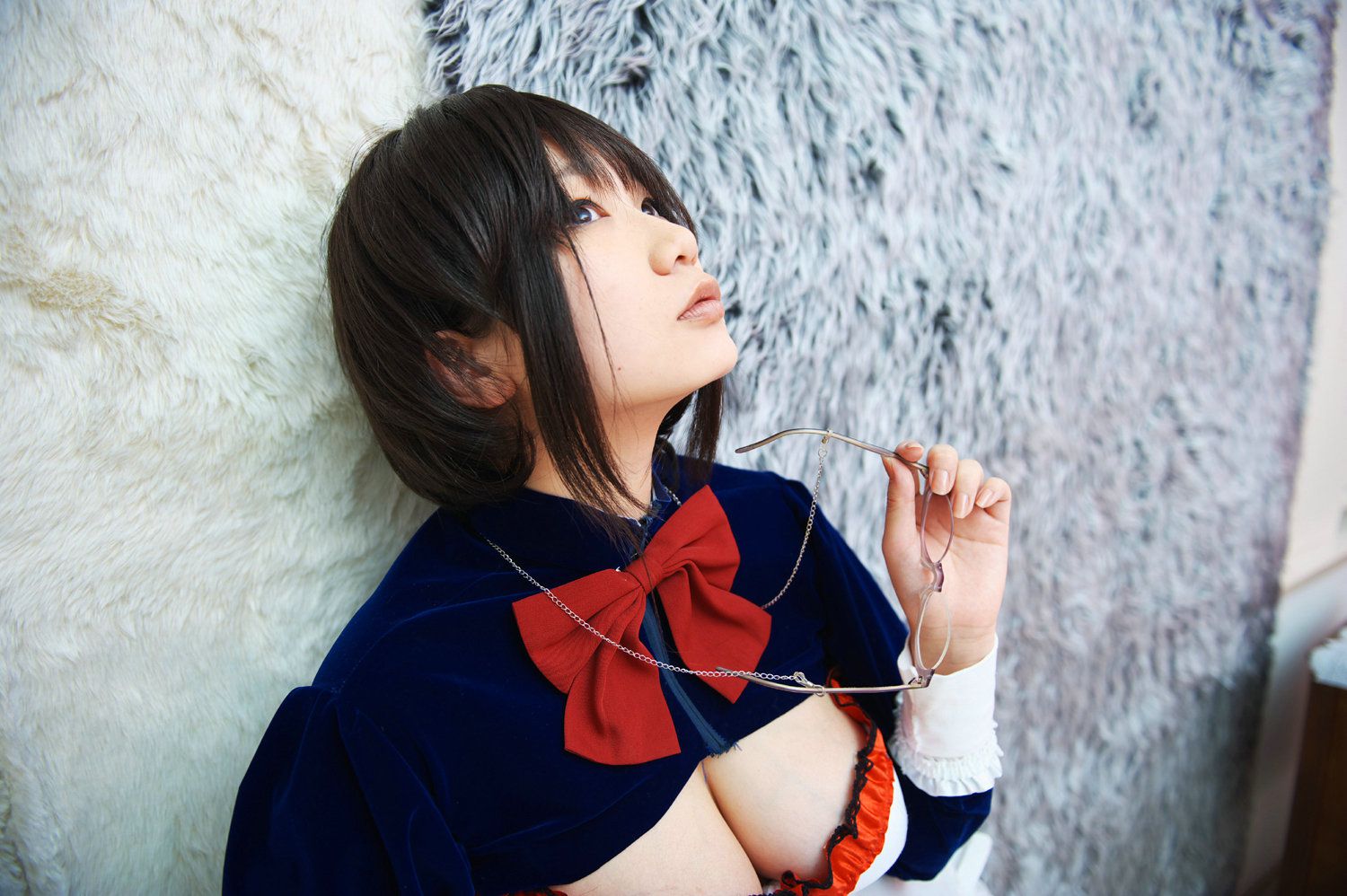 Chiyoko(チョコボール向囲) Unknown Character女仆眼镜娘
