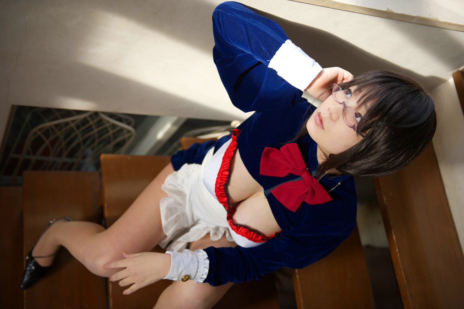Chiyoko(チョコボール向囲) Unknown Character女仆眼镜娘