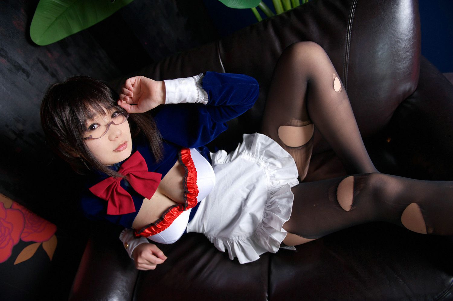 Chiyoko(チョコボール向囲) Unknown Character女仆眼镜娘