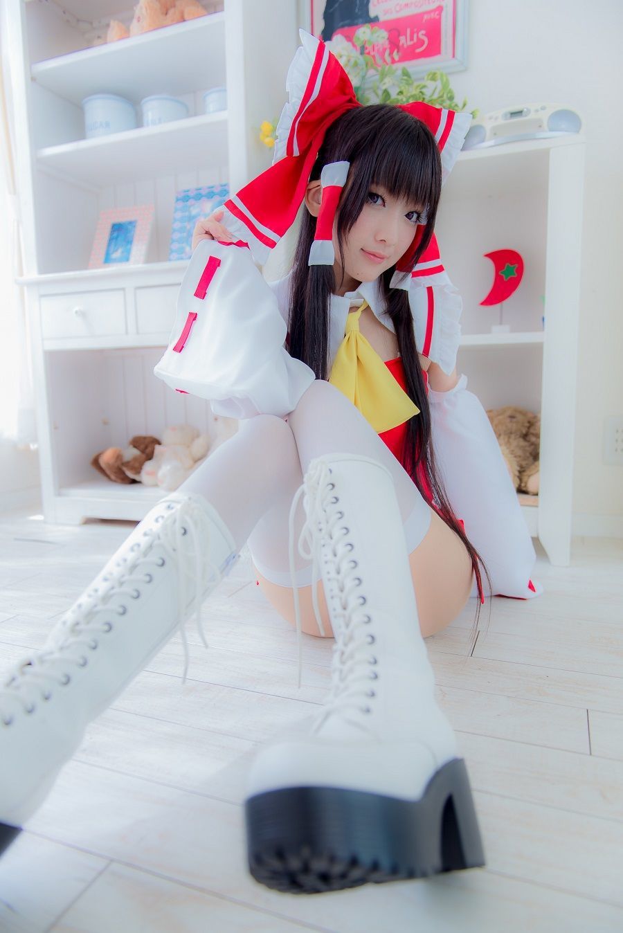 火将ロシエル 《Touhou Project》Hakurei Reimu+Flandre Scarlet [猫耳メイド屋]