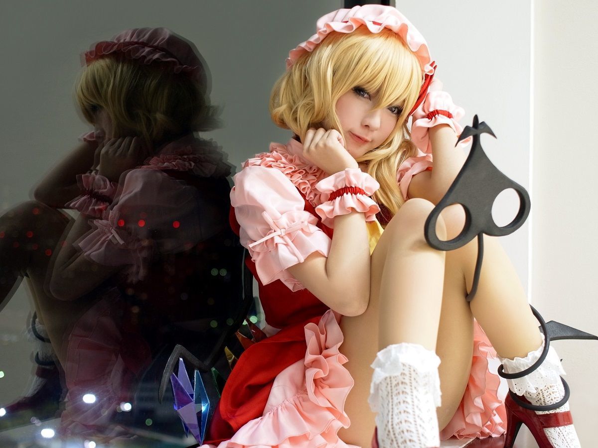 火将ロシエル 《Touhou Project》Hakurei Reimu+Flandre Scarlet [猫耳メイド屋]