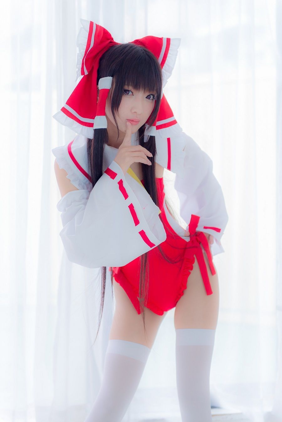 火将ロシエル 《Touhou Project》Hakurei Reimu+Flandre Scarlet [猫耳メイド屋]