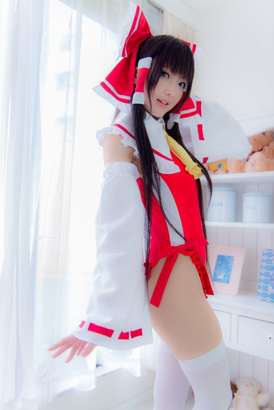 火将ロシエル 《Touhou Project》Hakurei Reimu+Flandre Scarlet [猫耳メイド屋]